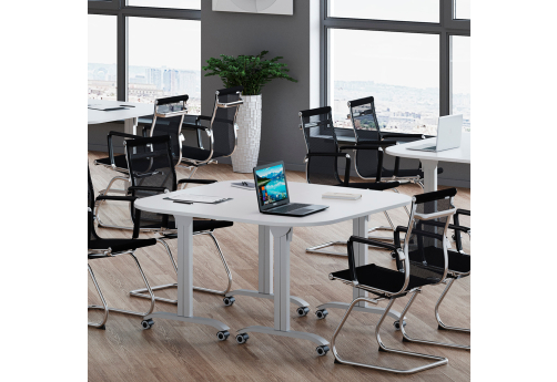 Стол для переговоров Феникс-1, цвет белый