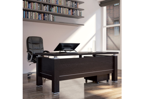 Стол руководителя Хадсон, цвет венге