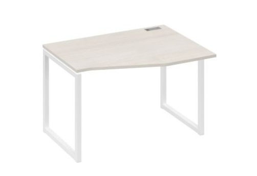 Стол эргономичный правый Мира Одри, цвет дуб шамони + белый
