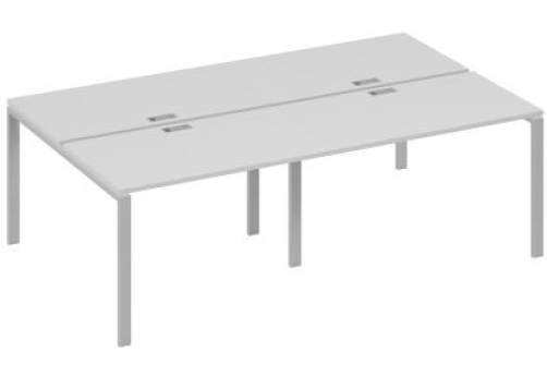 Рабочая станция (4х120) Мира Нумо, цвет серый + серый