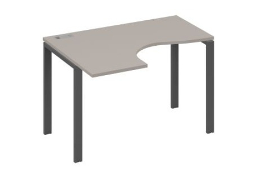 Стол эргономичный левый Мира Нумо, цвет мокко премиум + антрацит