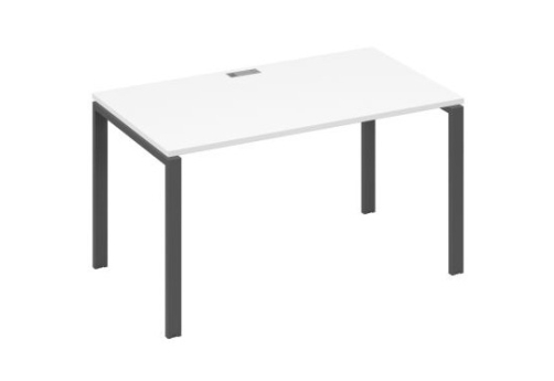 Стол письменный Мира Нумо, цвет белый премиум + антрацит