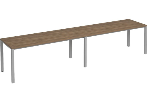 Рабочая станция (2х180) Прайм Металл 50, цвет шамони темный + серый