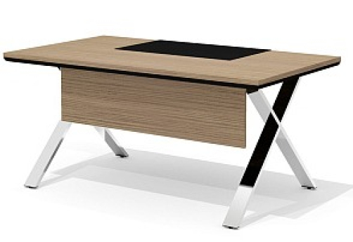 Стол руководителя с бюваром Адриатика, цвет орех