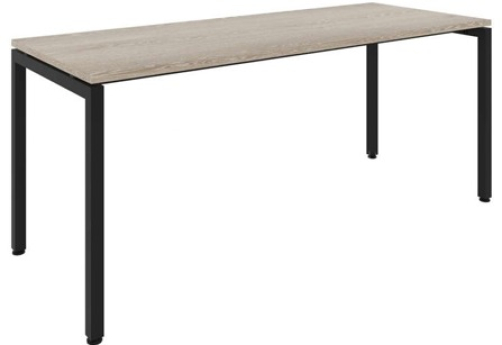 Стол рабочий Брента, цвет светлый дуб + антрацит