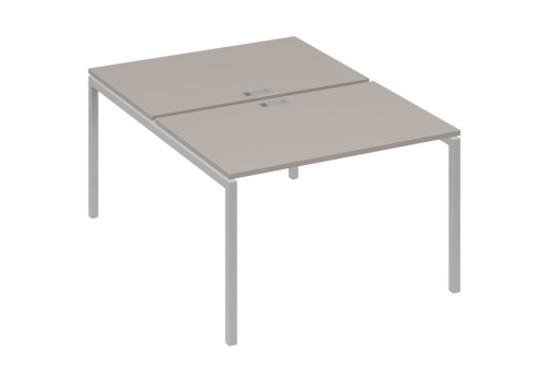 Рабочая станция 2х120 Мира Лофт, цвет мокко премиум + серый
