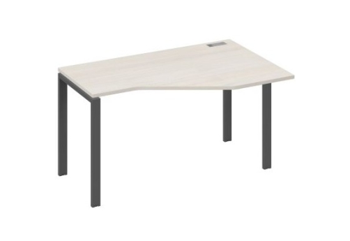 Стол эргономичный правый Мира Нумо, цвет дуб шамони + антрацит