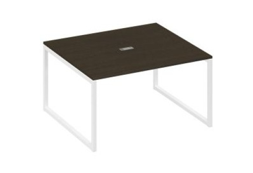 Стол для переговоров прямоугольный Мира Одри, цвет венге + белый