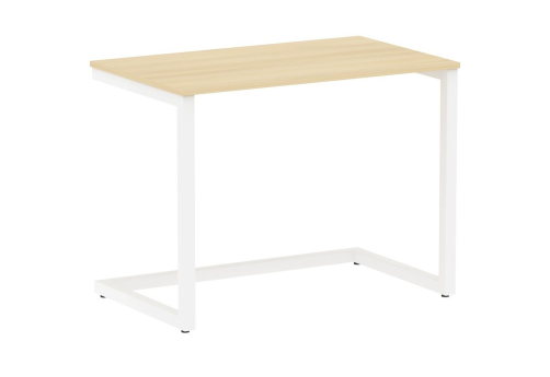 Стол письменный, цвет акация + белый