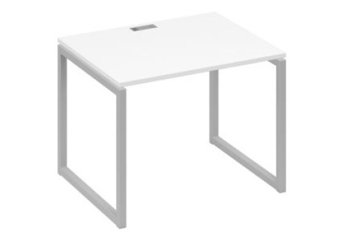 Стол письменный Мира Одри, цвет белый премиум + серый