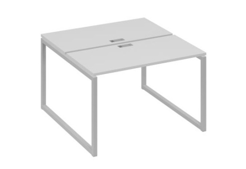 Рабочая станция (2х120) Мира Одри, цвет серый + серый