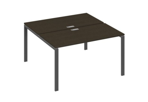 Рабочая станция (2х140) Мира Нумо, цвет венге + антрацит