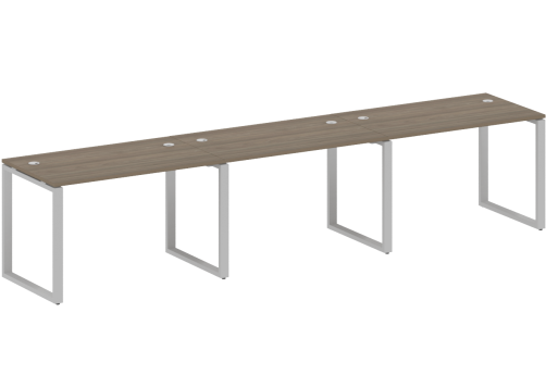 Стол на 3 рабочих места, цвет вяз