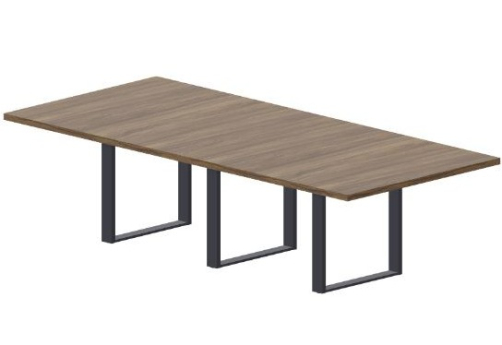 Стол для переговоров Марко, цвет орех + антрацит