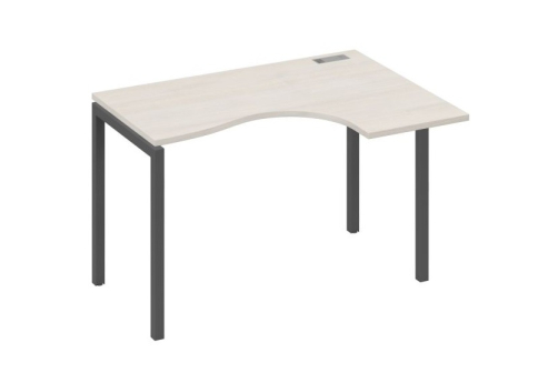 Стол эргономичный правый Классика Мира Лофт, цвет дуб шамони + антрацит