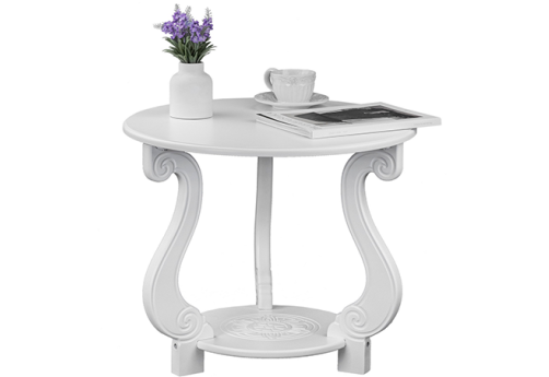 Стол журнальный Лето 1056, цвет белый