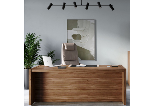 Стол письменный с симметричными опорами Пальмира, цвет орех