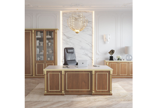 Стол письменный Голден, цвет орех