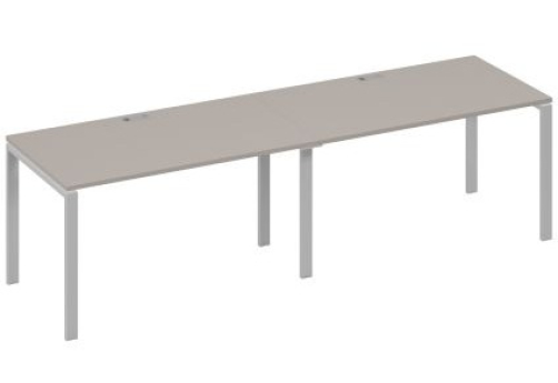 Рабочая станция (2х140) Мира Нумо, цвет мокко премиум + серый