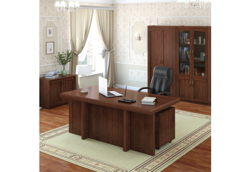 Стол письменный Соленс, цвет орех британский