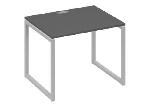 Стол письменный Мира Одри, цвет антрацит премиум + серый