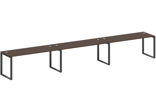 Стол на 3 рабочих места, цвет венге