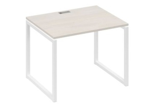 Стол письменный Мира Одри, цвет дуб шамони + белый