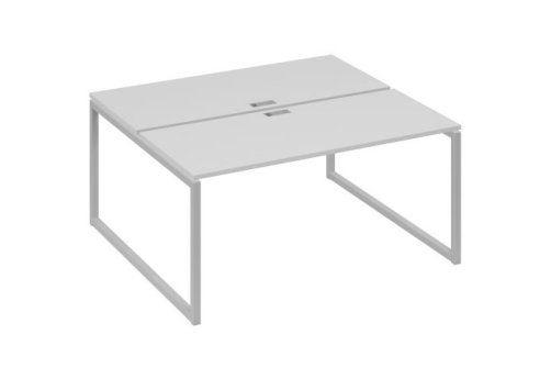 Рабочая станция (2х160) Мира Одри, цвет серый + серый