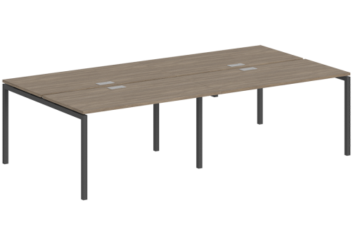 Рабочая станция Индиго Форт, цвет дуб темный + антрацит