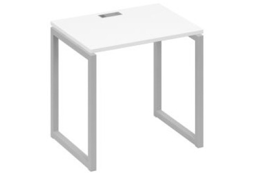 Стол письменный Мира Одри, цвет белый премиум + серый
