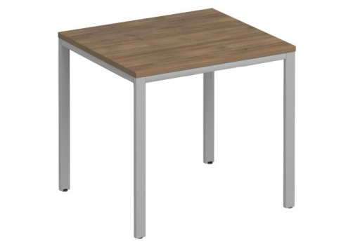 Стол письменный на металлокаркасе Прайм Металл 25, цвет шамони темный + серый