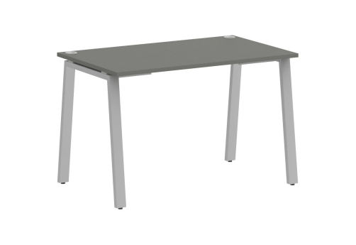 Стол письменный, цвет металлик + серый