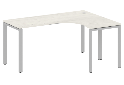 Стол эргономичный правый, цвет дуб новара