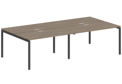 Рабочая станция Индиго Форт, цвет дуб темный + антрацит