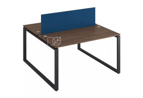 Стол на 2 рабочих места (с просветом), цвет дуб Аризона