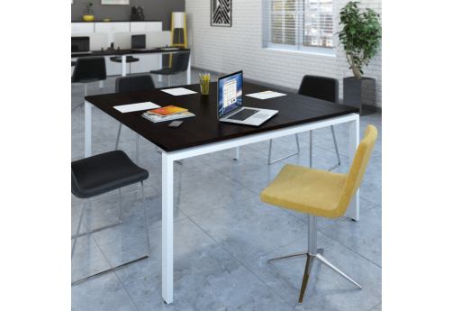 Стол для переговоров (1 столешница) Апрель Люкс Венге Конференц, цвет венге