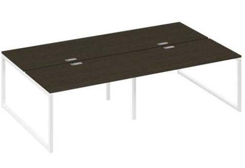 Рабочая станция (4х140) Мира Одри, цвет венге + белый