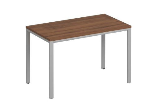 Стол письменный на металлокаркасе Прайм Металл 25, цвет орех + серый