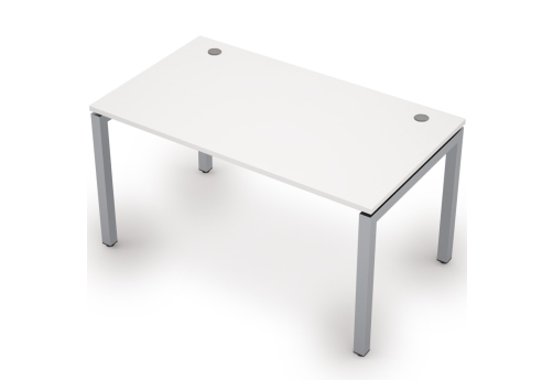 Стол прямолинейный Деко Тренд, цвет белый