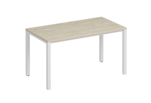 Стол письменный Прайм Металл 50, цвет шамони светлый + белый