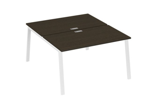 Рабочая станция 2х140 Мира Трио, цвет венге + белый