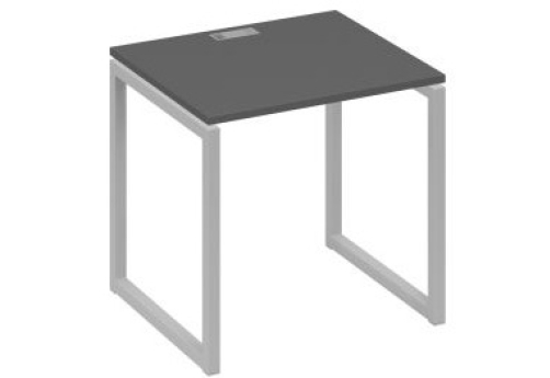 Стол письменный Мира Одри, цвет антрацит премиум + серый