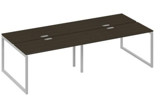 Рабочая станция (4х140) Мира Одри, цвет венге + серый