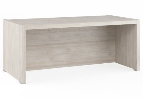 Стол письменный с симметричными опорами, цвет светлый дуб