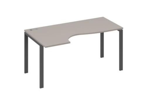 Стол эргономичный левый Мира Нумо, цвет мокко премиум + антрацит