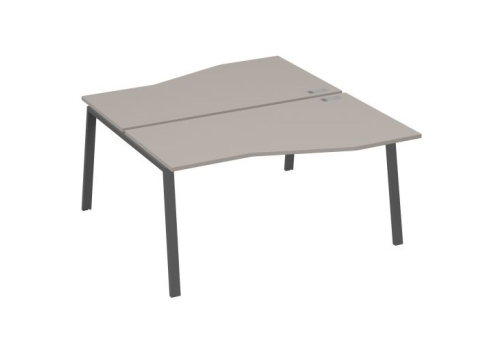 Станция рабочая эргономичная 2х160 Мира Трио, цвет мокко премиум + антрацит