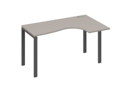 Стол эргономичный правый Мира Нумо, цвет мокко премиум + антрацит