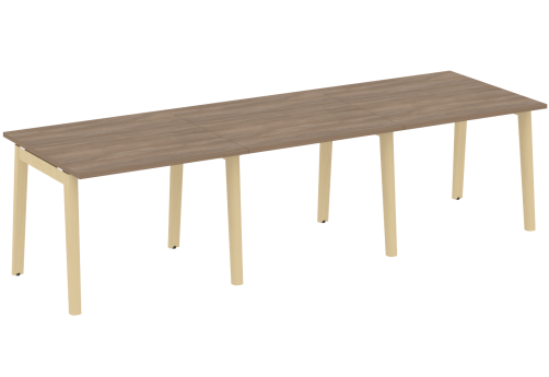 Стол для переговоров (3 столешницы), цвет дуб аризона