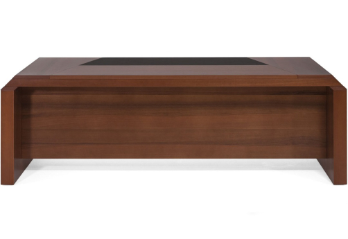 Стол для руководителя Сопрано, цвет орех Италия + черный