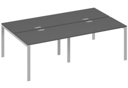 Рабочая станция (4х120) Мира Нумо, цвет антрацит премиум + серый